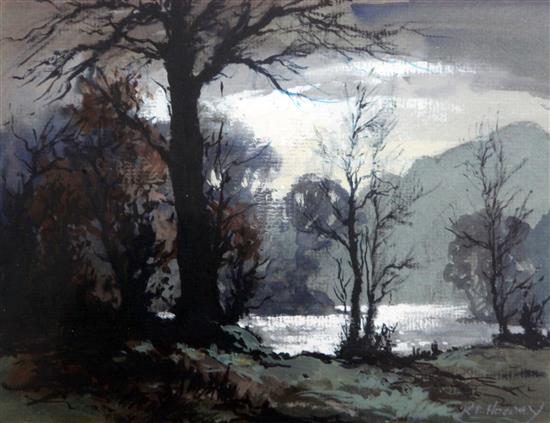 Robert Leslie Howey (1900-1980) Derwentwater, 5.75 x 7.5in.